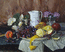 Still-life with a white coffee pot. A canvas, oil 40,5 # 50,5 cm. 2012